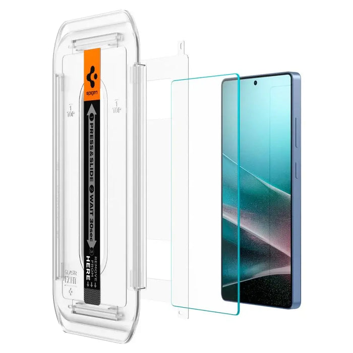 Spigen Glas.tR EZ FIT 2-pack tempered glass for Samsung Galaxy S25 Ultra - transparent - Cell phone tempered