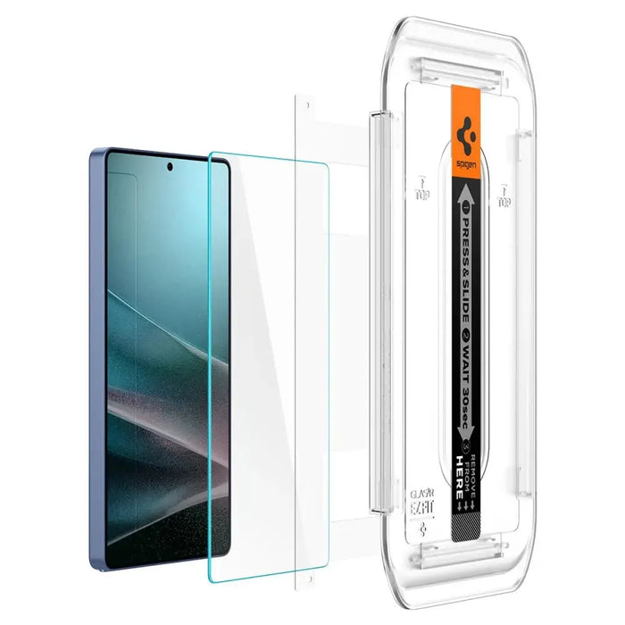 Spigen Glas.tR EZ FIT 2-pack tempered glass for Samsung Galaxy S25 Ultra - transparent - Cell phone tempered