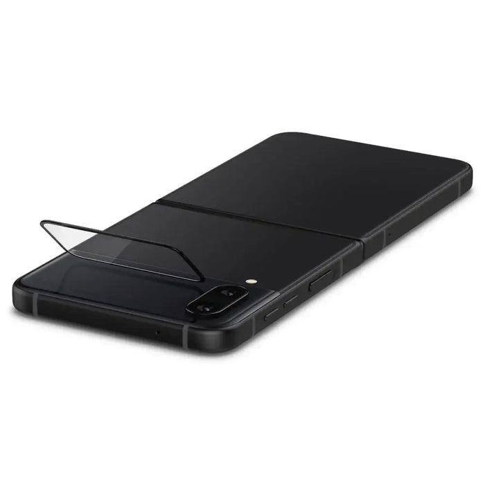 Spigen Glas.tR EZ Fit FC Tempered Glass with Hinge Film for Samsung Galaxy Z Flip 4 - Black 2 pcs. - Cell phone
