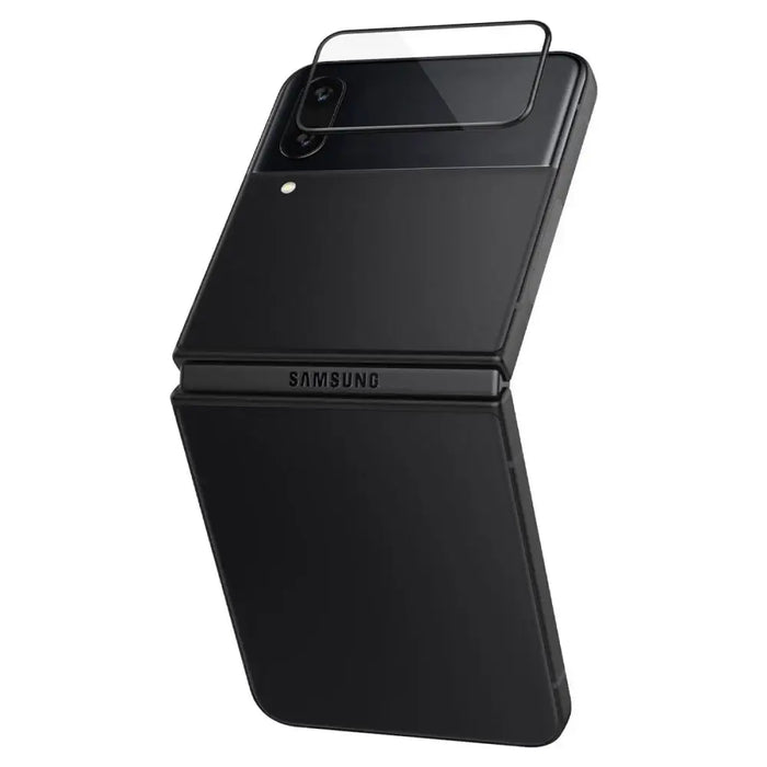 Spigen Glas.tR EZ Fit FC Tempered Glass with Hinge Film for Samsung Galaxy Z Flip 4 - Black 2 pcs. - Cell phone