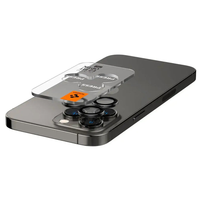 Spigen Glas.tR EZ Fit Optik Camera Protector for iPhone 14 Pro / Pro Max / 15 Pro / Pro Max / 16 Pro / Pro Max - Black