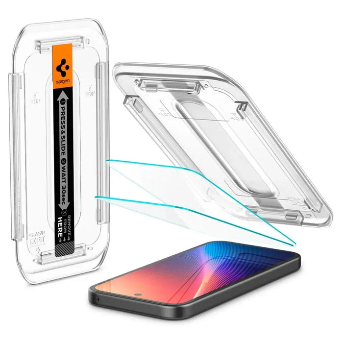 Spigen Glas.TR ’Ez Fit’ Tempered Glass 2-pack for Google Pixel 9A - Clear - Cell phone tempered glass<<<HurtelXML