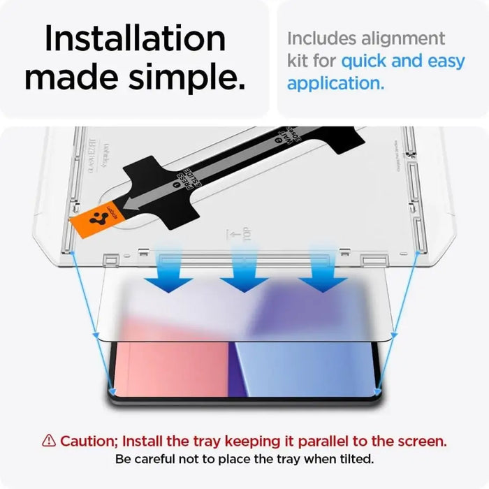 Spigen Glas.tR EZ Fit Tempered Glass for iPad Pro 13’’ 2024 - Cell phone tempered glass<<<HurtelXML