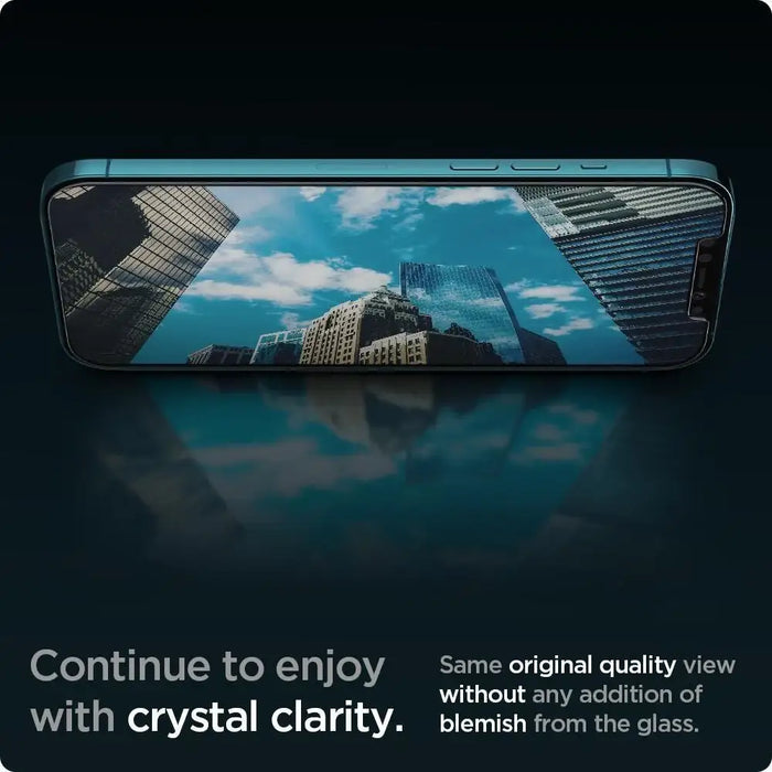 Spigen Glas.tR EZ Fit Tempered Glass for iPhone 12 Pro Max - 2 pcs. - Cell phone tempered glass<<<HurtelXML
