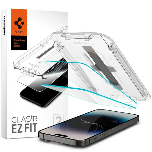 Spigen Glas.tR EZ Fit tempered glass for iPhone 14 Pro - 2 pcs. - Cell phone tempered glass<<<HurtelXML