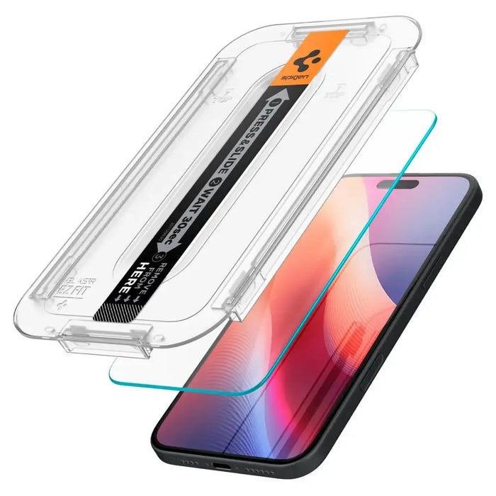 Spigen Glas.tR EZ Fit tempered glass for iPhone 15 / 16 - 2 pcs. - Cell phone tempered glass<<<HurtelXML