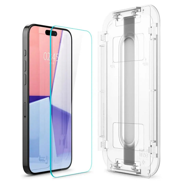 Spigen Glas.tR EZ Fit tempered glass for iPhone 15 Pro Max - 2 pcs. - Cell phone tempered glass<<<HurtelXML