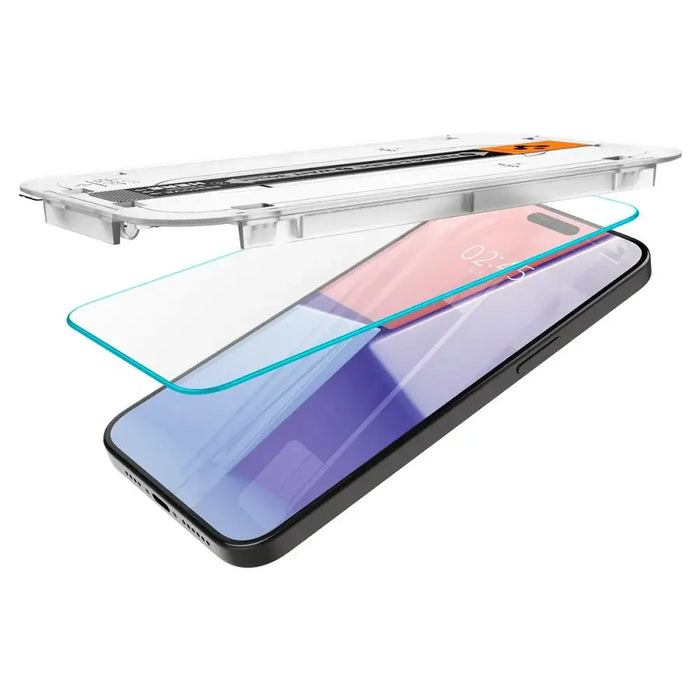 Spigen Glas.tR EZ Fit Tempered Glass for iPhone 15 Pro Max - Cell phone tempered glass<<<HurtelXML