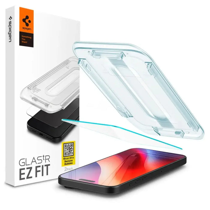 Spigen Glas.tR EZ Fit Tempered Glass for iPhone 16 Pro - Cell phone tempered glass<<<HurtelXML