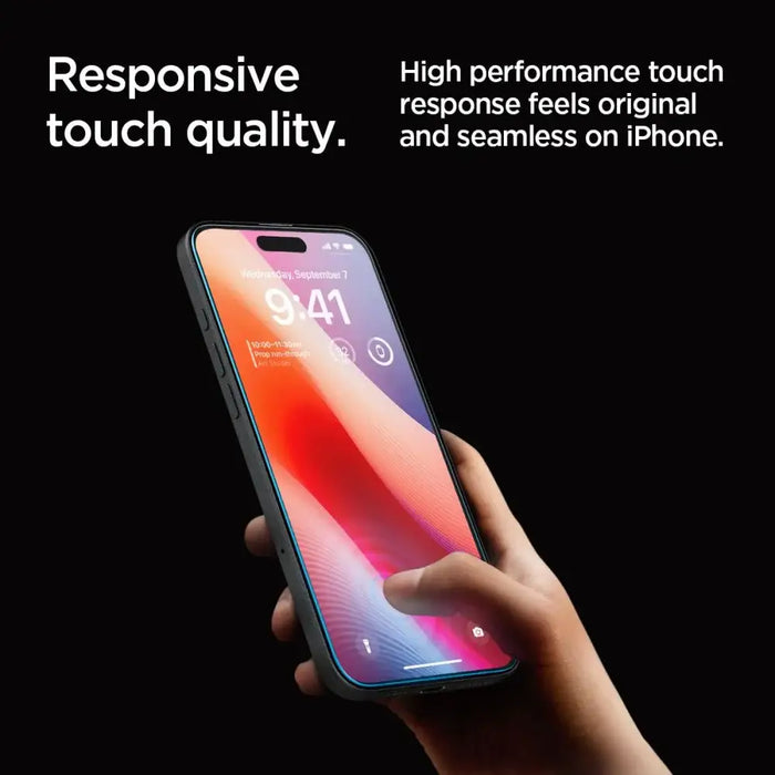 Spigen Glas.tR EZ Fit Tempered Glass for iPhone 16 Pro Max - Cell phone tempered glass<<<HurtelXML