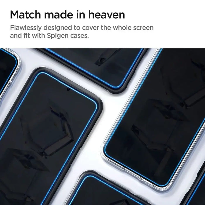 Spigen Glas.tR EZ Fit Tempered Glass for Samsung Galaxy S23 - 2 pcs. - Cell phone tempered glass<<<HurtelXML