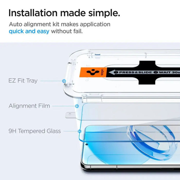 Spigen Glas.tR EZ Fit tempered glass for Samsung Galaxy S23+ - 2 pcs. - Cell phone tempered glass<<<HurtelXML