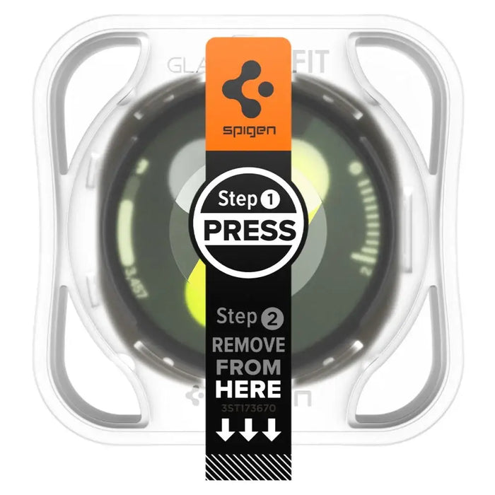 Spigen Glas.TR ”Ez-Fit” Tempered Glass for Samsung Galaxy Watch 8 44mm - Transparent - Cell phone tempered