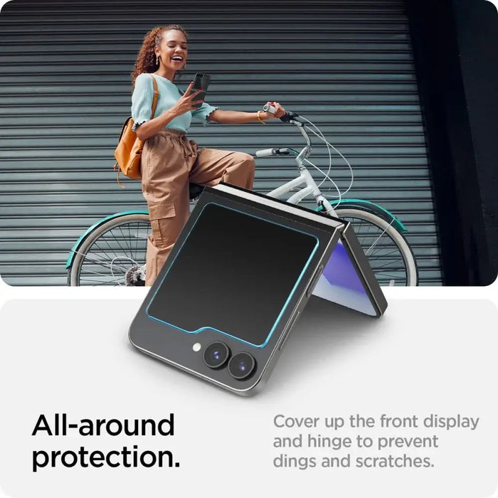 Spigen Glas.tR EZ Fit Tempered Glass for Samsung Galaxy Z Flip 6 - 2 pcs. - Cell phone tempered glass<<<HurtelXML