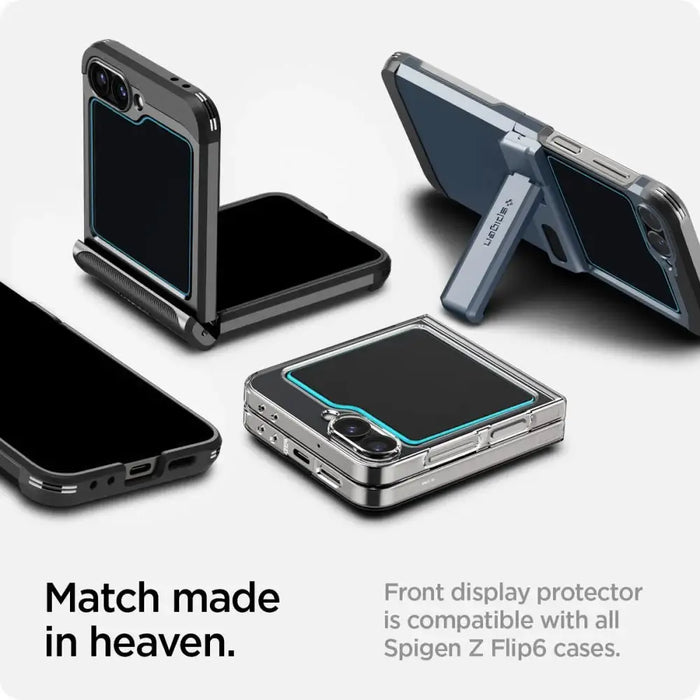 Spigen Glas.tR EZ Fit Tempered Glass for Samsung Galaxy Z Flip 6 - 2 pcs. - Cell phone tempered glass<<<HurtelXML