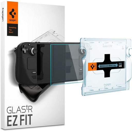 Spigen Glas.tR EZ Fit Tempered Glass for Steam Deck - Gaming accessories<<<HurtelXML