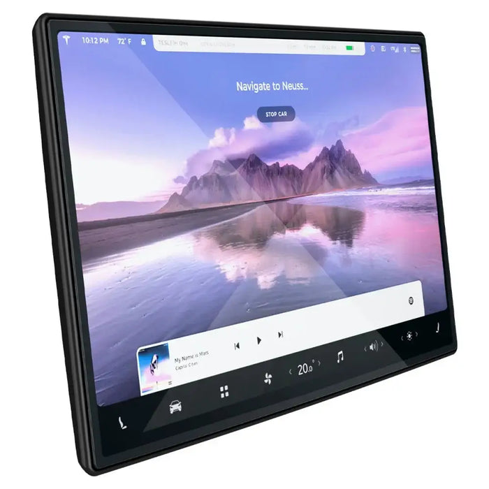 Spigen Glas.tR EZ Fit Tempered Glass for Tesla Model X 2022 / Model S 2021 - Black - Cell phone tempered