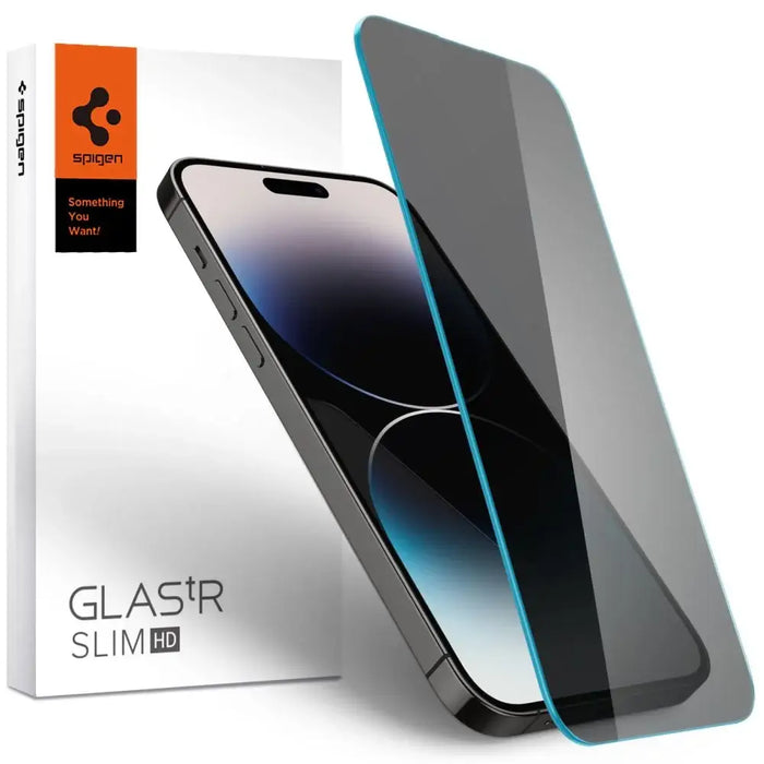 Spigen Glas.tR Slim Privacy Tempered Glass for iPhone 14 Pro Max - Cell phone tempered glass<<<HurtelXML