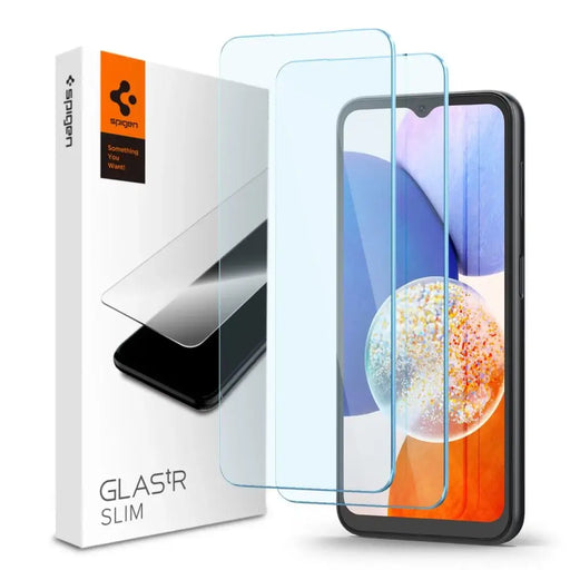 Spigen Glas.tR Slim Tempered Glass for Samsung Galaxy A14 4G / 5G - 2 pcs. - Cell phone tempered glass<<<HurtelXML