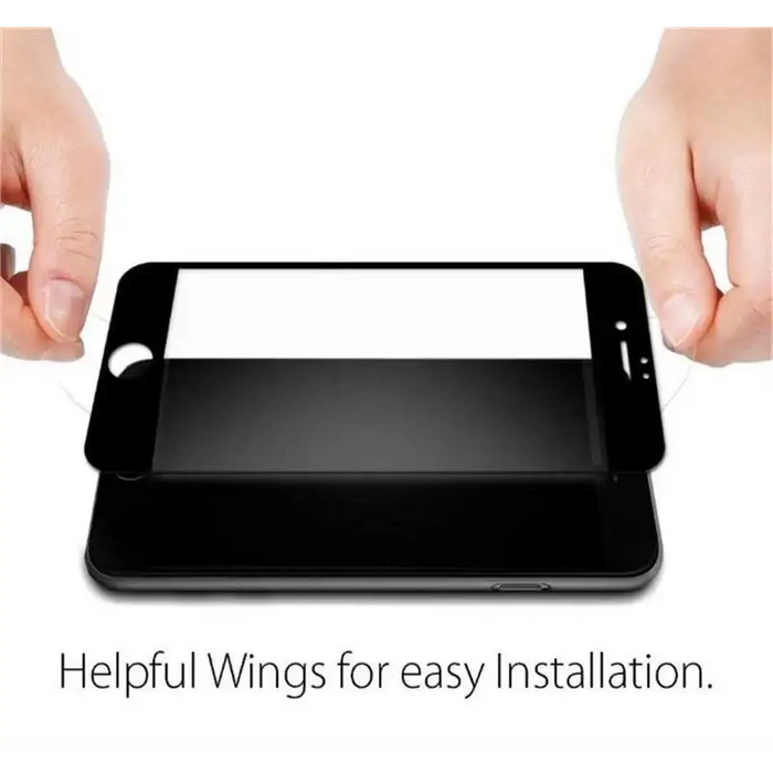 Spigen Glass FC Tempered Glass for iPhone 7 / 8 / SE 2020 / 2022 - Black 2 pcs. - Cell phone tempered glass<<<HurtelXML