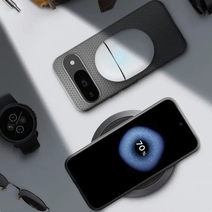 Spigen Liquid Air Case for Google Pixel 9 / 9 Pro - Gray - Cell phone cases and covers<<<HurtelXML