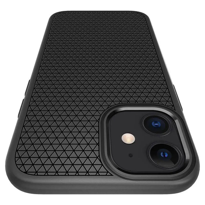Spigen Liquid Air Case for iPhone 12 mini - Matte Black - Cell phone cases and covers<<<HurtelXML