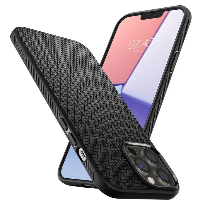Spigen Liquid Air Case for iPhone 13 Pro Max - Matte Black - Cell phone cases and covers<<<HurtelXML
