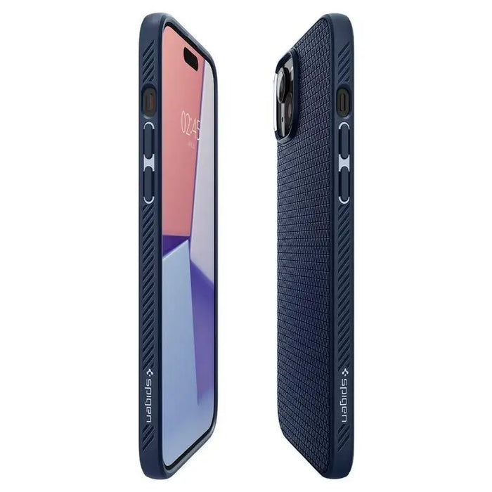 Spigen Liquid Air Case for iPhone 15 Plus - Blue - Cell phone cases and covers<<<HurtelXML