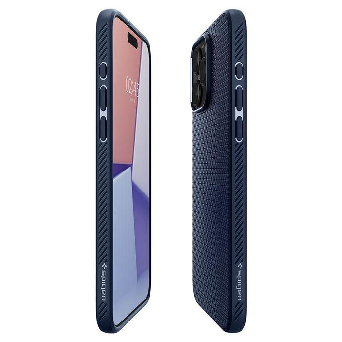 Spigen Liquid Air Case for iPhone 15 Pro Max - Blue - Cell phone cases and covers<<<HurtelXML