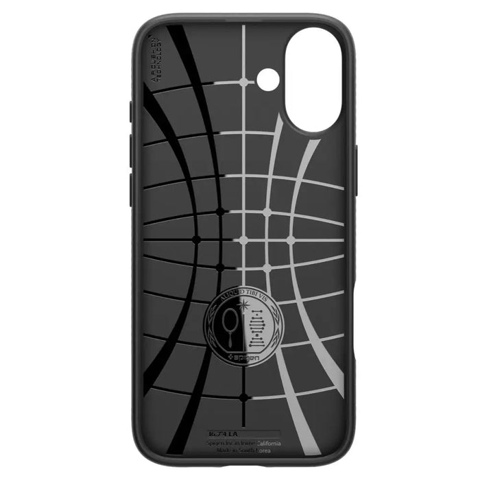 Spigen Liquid Air Case for iPhone 16 Plus - Black - Cell phone cases and covers<<<HurtelXML