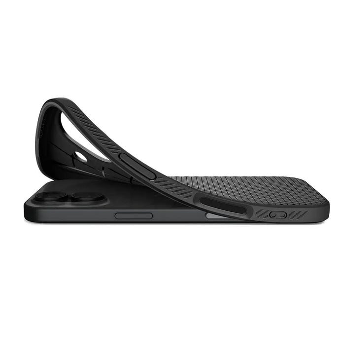 Spigen Liquid Air Case for iPhone 17 - Matte Black - Cell phone cases and covers<<<HurtelXML