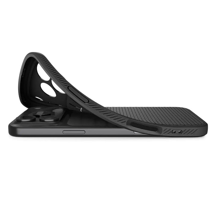 Spigen Liquid Air Case for iPhone 17 Pro Max - Matte Black - Cell phone cases and covers<<<HurtelXML