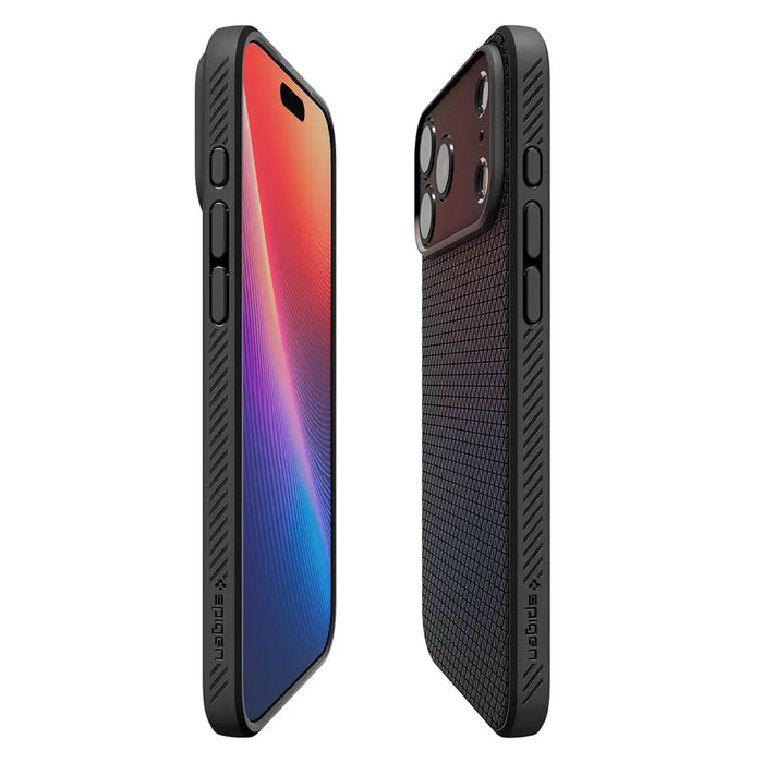 Spigen Liquid Air Case for iPhone 17 Pro Max - Matte Black - Cell phone cases and covers<<<HurtelXML