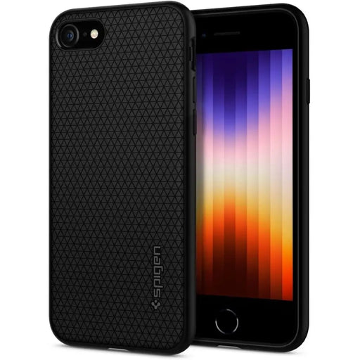 Spigen Liquid Air Case for iPhone 7 / 8 / SE 2020 / SE 2022 - Black - Cell phone cases and covers<<<HurtelXML