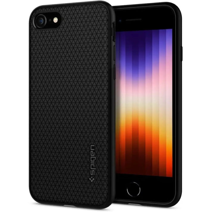 Spigen Liquid Air Case for iPhone 7 / 8 / SE 2020 / SE 2022 - Black - Cell phone cases and covers<<<HurtelXML