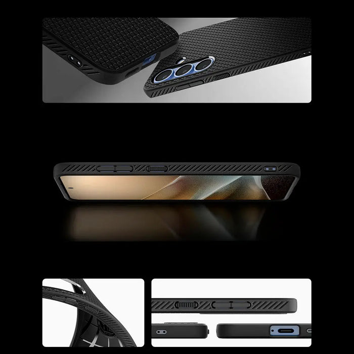 Spigen Liquid Air Case for Samsung Galaxy S25+ - Matte Black - Cell phone cases and covers<<<HurtelXML