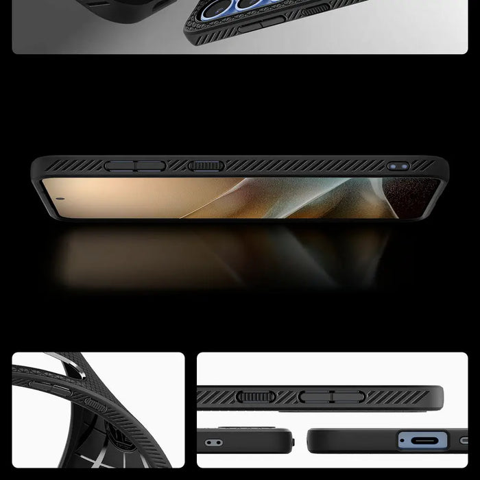 Spigen Liquid Air Case for Samsung Galaxy S25 - Matte Black - Cell phone cases and covers<<<HurtelXML