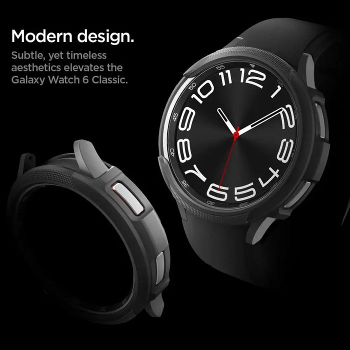 Spigen Liquid Air Case for Samsung Galaxy Watch 6 Classic (47mm) - Matte Black - Cell phone cases and covers<<<HurtelXML