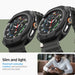 Spigen Liquid Air Case for Samsung Galaxy Watch 8 Classic 46mm - Black - Cell phone cases and covers<<<HurtelXML