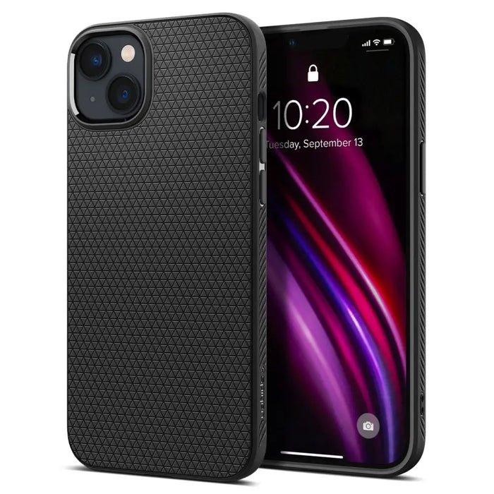 Spigen Liquid Air iPhone 14 Case - Matte Black - Cell phone cases and covers<<<HurtelXML