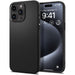 Spigen Liquid Air iPhone 15 Pro Case - Matte Black - Cell phone cases and covers<<<HurtelXML