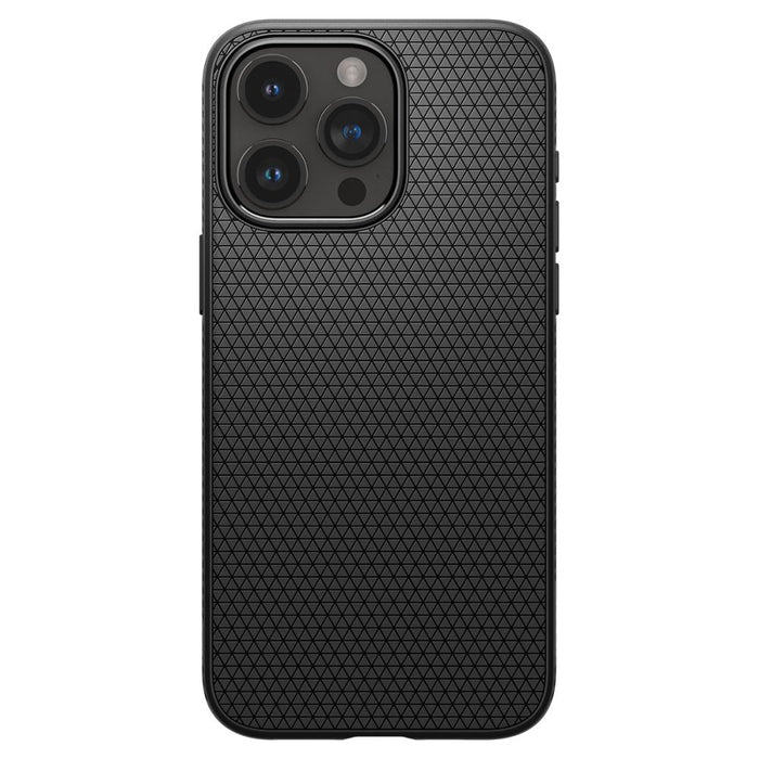 Spigen Liquid Air iPhone 15 Pro Case - Matte Black - Cell phone cases and covers<<<HurtelXML