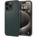 Spigen Liquid Air iPhone 15 Pro Max Case - Dark Green - Cell phone cases and covers<<<HurtelXML