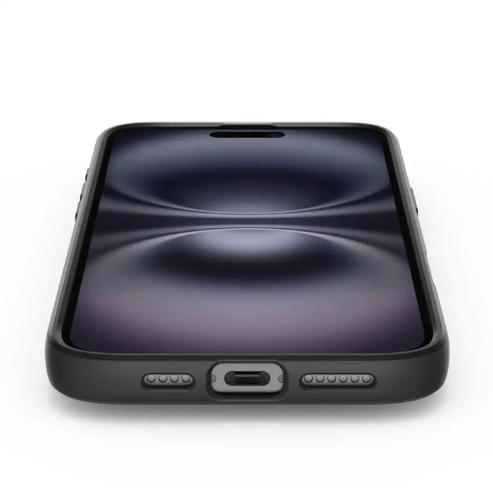 Spigen Liquid Air iPhone 16 Case - Black - Cell phone cases and covers<<<HurtelXML