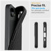 Spigen Liquid Air iPhone 16e Case - Matte Black - Cell phone cases and covers<<<HurtelXML