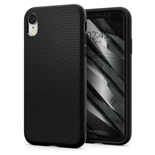 Spigen Liquid Air iPhone XR Case - Matte Black - Cell phone cases and covers<<<HurtelXML