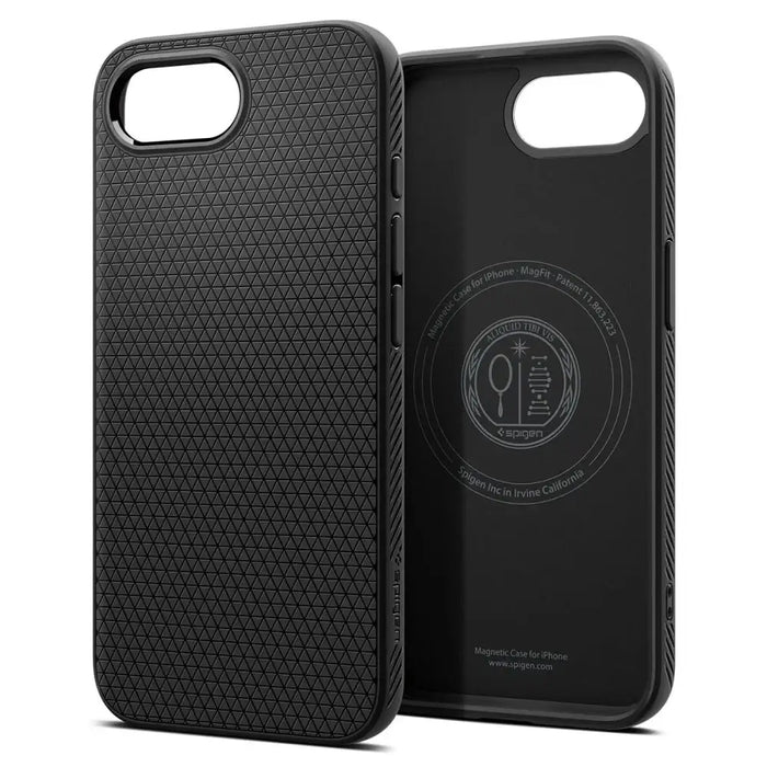 Spigen Liquid Air Mag MagSafe iPhone 16e Case - Matte Black - Cell phone cases and covers<<<HurtelXML