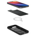 Spigen Liquid Air Mag MagSafe iPhone 16e Case - Matte Black - Cell phone cases and covers<<<HurtelXML
