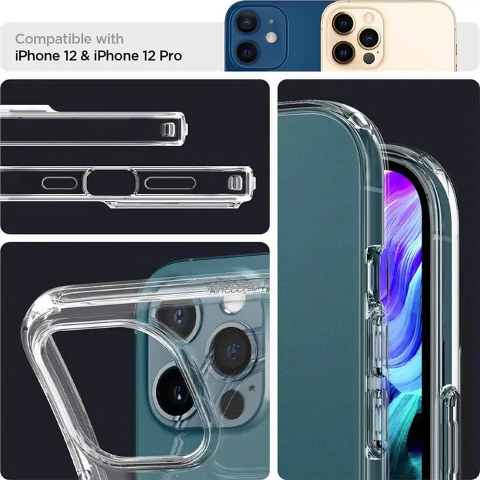 Spigen Liquid Crystal Case for iPhone 12 / iPhone 12 Pro - Transparent - Cell phone cases and covers<<<HurtelXML