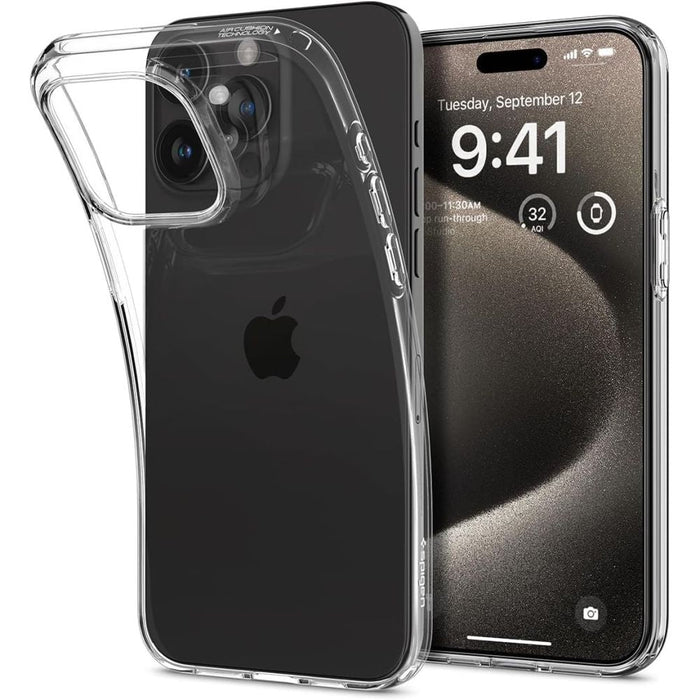 Spigen Liquid Crystal Case for iPhone 15 Pro Max - Clear - Cell phone cases and covers<<<HurtelXML